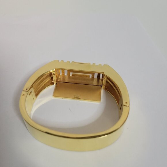 Tory Burch Fitbit Gold-Tone Metal Hinged Cuff Bracelet - Picture 5 of 5